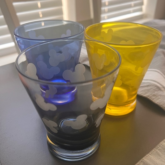 Set of Three Mickey Mouse Glasses - Picture 1 of 3